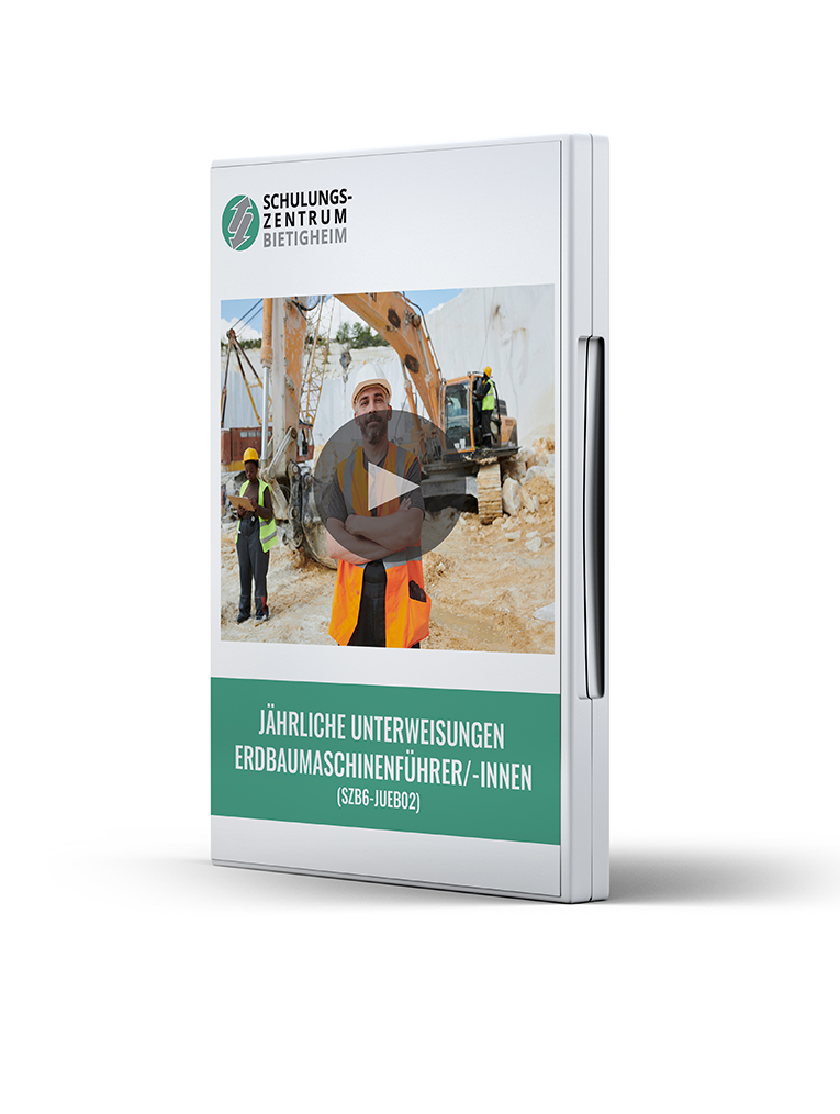 Jährliche Unterweisung Erdbaumaschinenführer/-innen (Online)
